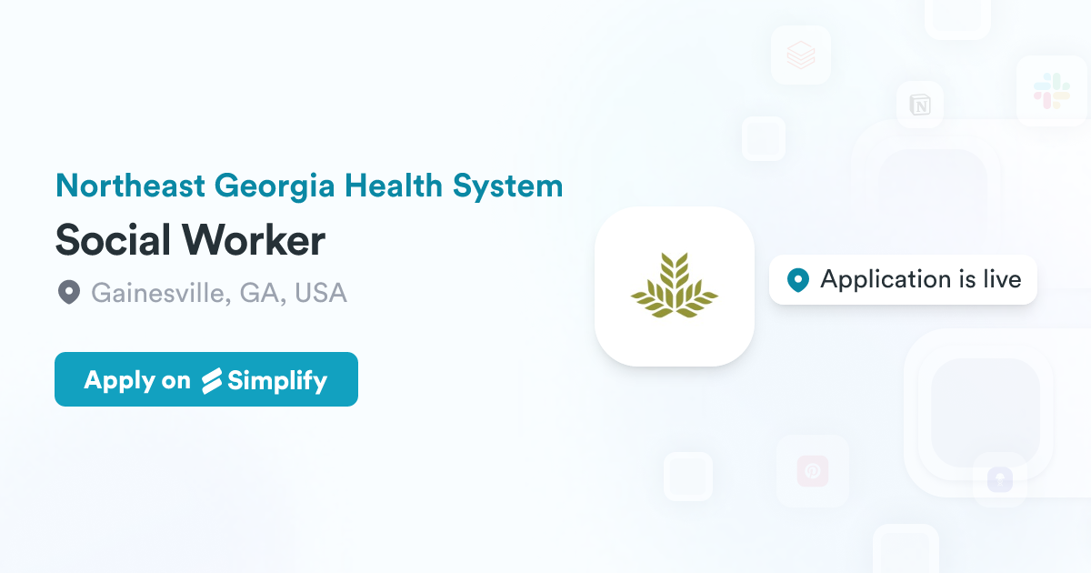 Social Worker Northeast Health System Simplify Jobs